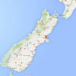 Carte NZ  Sud